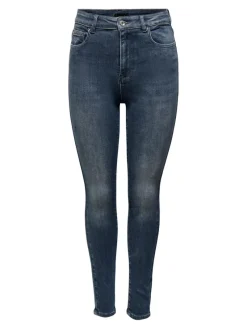 Only Jeans*ONLMILA HW SK ANK DNM BJ407 NOOS blue black denim