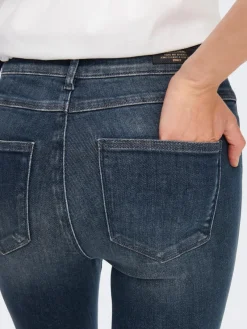 Only Jeans*ONLMILA HW SK ANK DNM BJ407 NOOS blue black denim