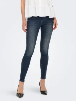 Only Jeans*ONLMILA HW SK ANK DNM BJ407 NOOS blue black denim
