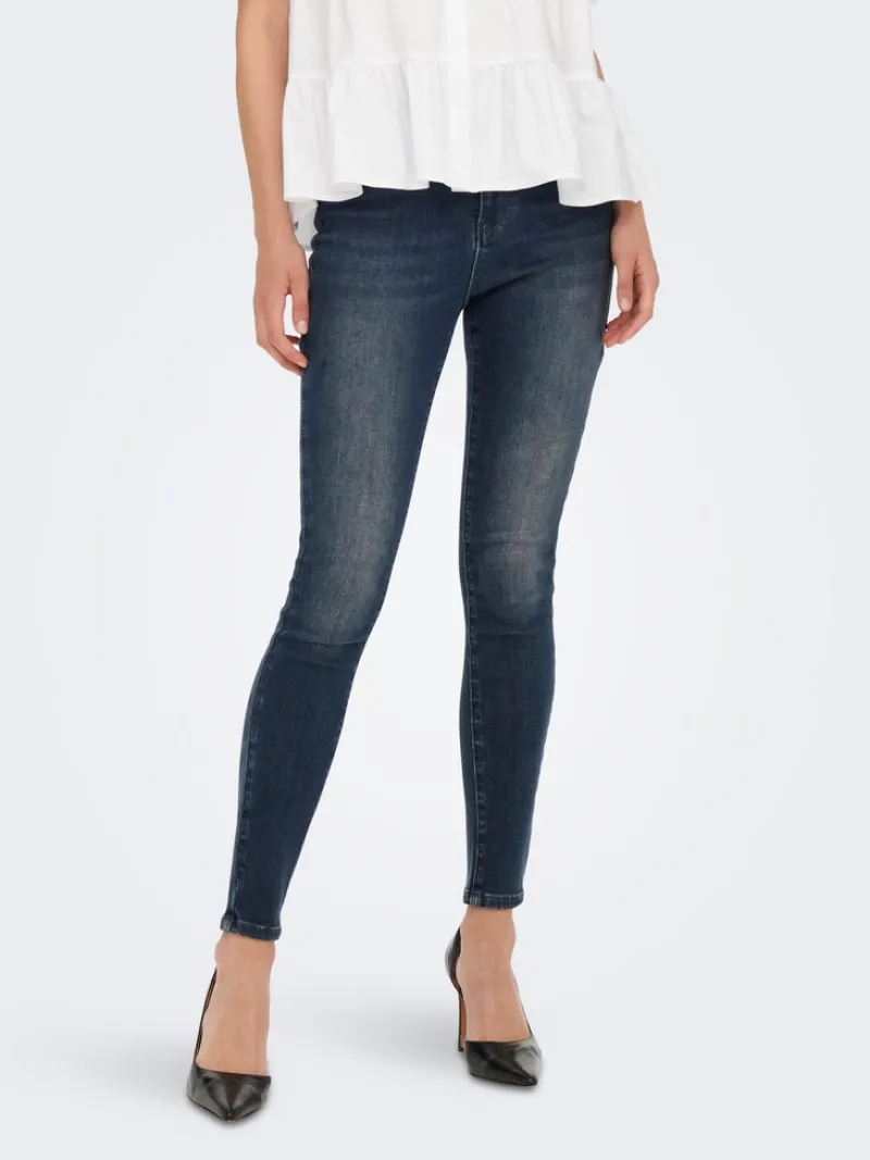 Only Jeans*ONLMILA HW SK ANK DNM BJ407 NOOS blue black denim