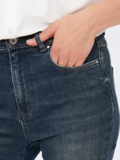 Only Jeans*ONLMILA HW SK ANK DNM BJ407 NOOS blue black denim