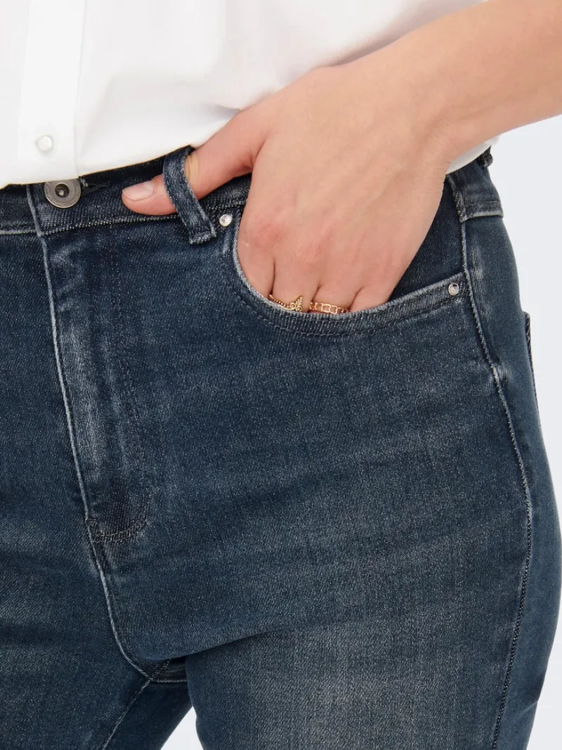 Only Jeans*ONLMILA HW SK ANK DNM BJ407 NOOS blue black denim