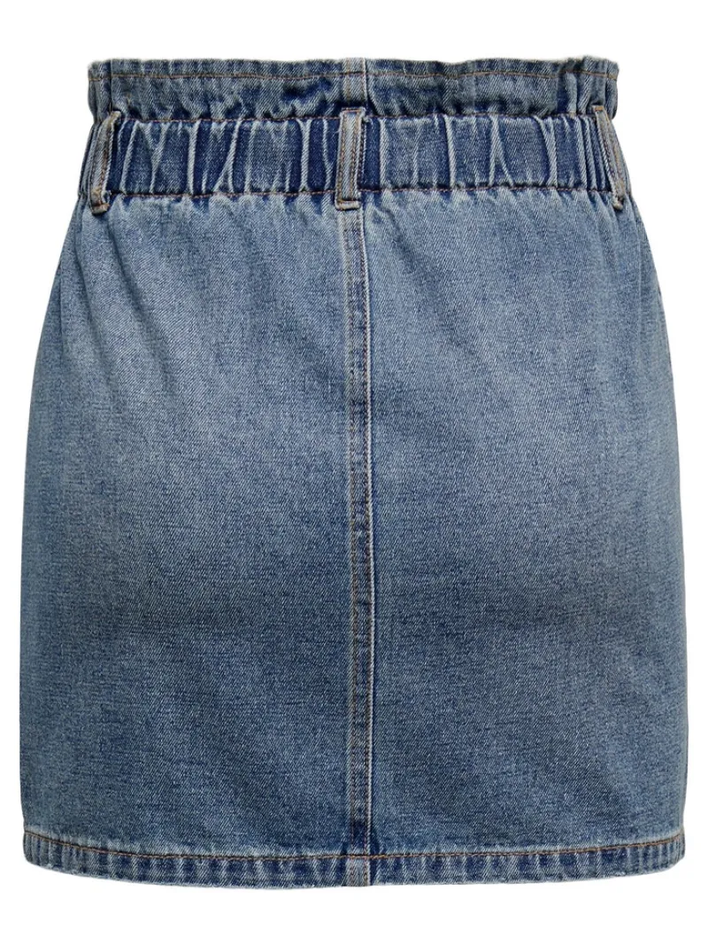 Only Röcke*ONLMILLIE HW MINI PAPER DNM SKIRT NOOS Medium Blue Denim