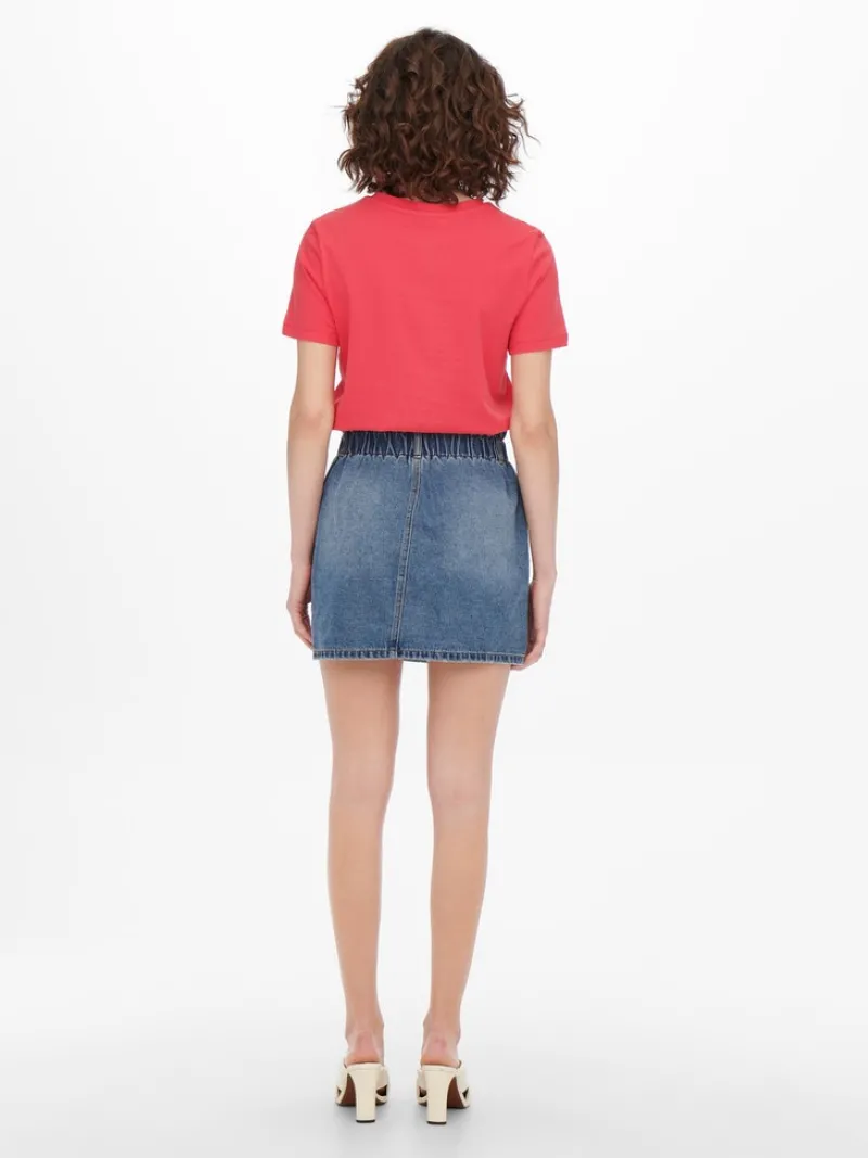 Only Röcke*ONLMILLIE HW MINI PAPER DNM SKIRT NOOS Medium Blue Denim