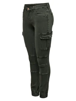 Only Hosen*ONLMISSOURI REG ANK CARGO PNT NOOS dunkelgrün2