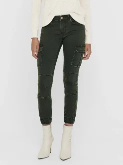 Only Hosen*ONLMISSOURI REG ANK CARGO PNT NOOS dunkelgrün2