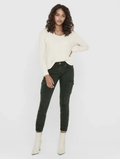 Only Hosen*ONLMISSOURI REG ANK CARGO PNT NOOS dunkelgrün2