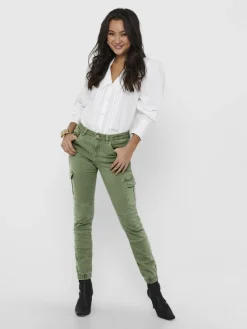 Only Hosen*ONLMISSOURI REG ANK CARGO PNT NOOS dunkelgrün1