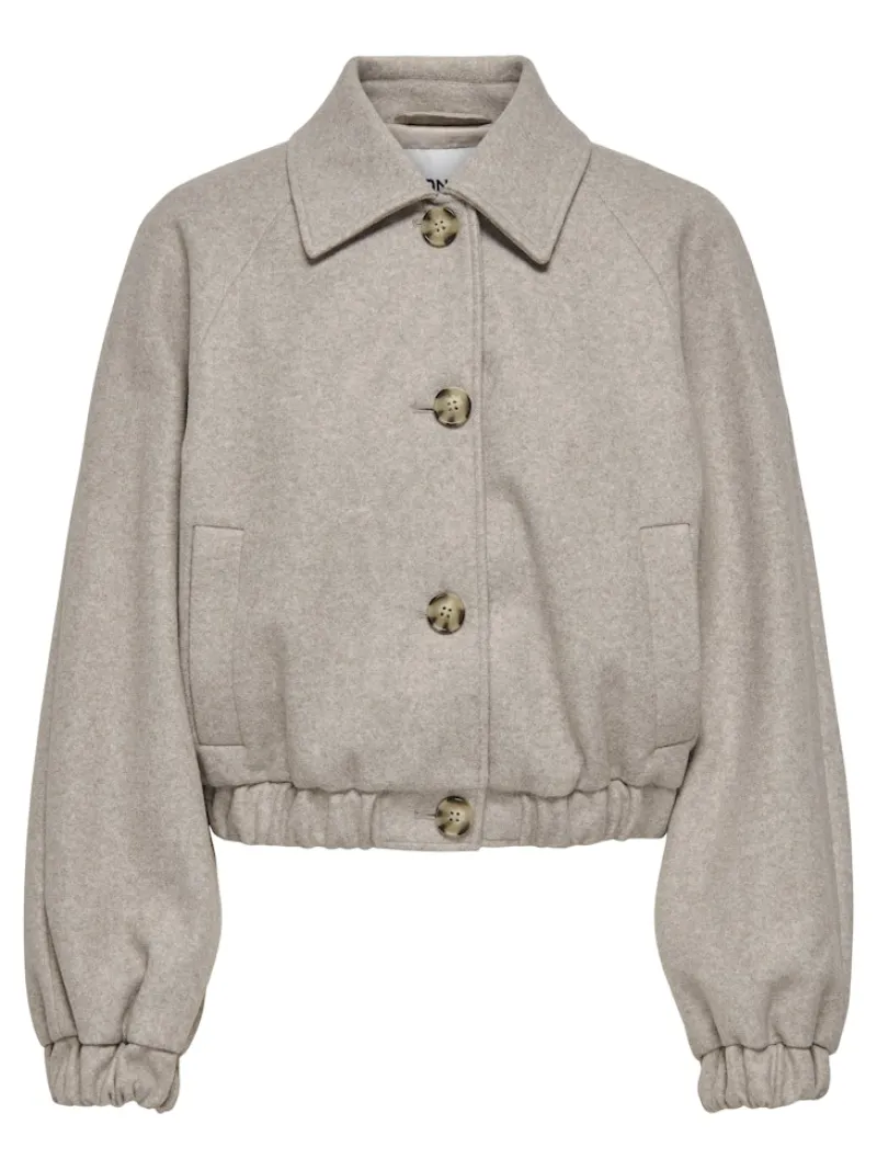 Only Jacken*ONLNANCY LIFE COLLAR JACKET CC OTW Simply Taupe