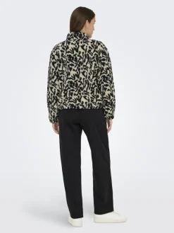 Only Pullover & Sweatshirts*ONLNEW DALLAS L/S HIGHNECK ZIP SWT NOOS Black