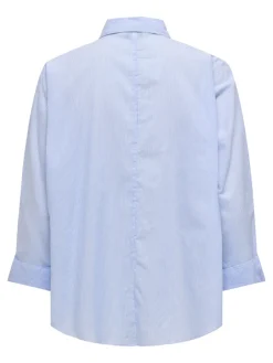 Only Blusen*ONLNEW GRACE JULIE LIFE LS STO SHIRT WVN Bright White