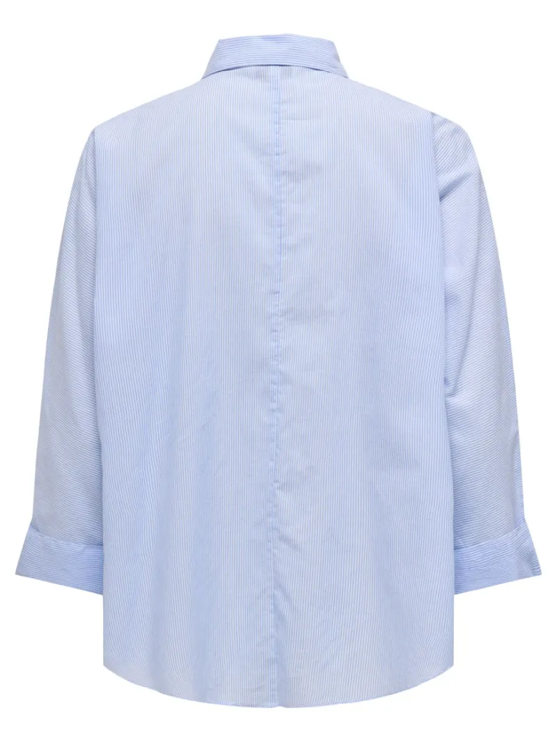 Only Blusen*ONLNEW GRACE JULIE LIFE LS STO SHIRT WVN Bright White