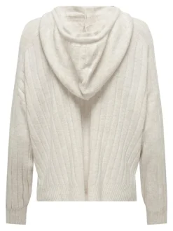 Only Pullover & Sweatshirts*ONLNEW TESSA LS HOOD DETAIL PUL NOOS KNT hellgrau