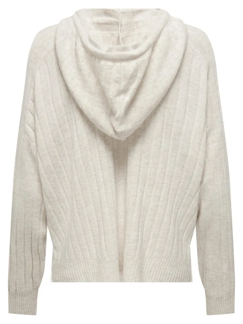 Only Pullover & Sweatshirts*ONLNEW TESSA LS HOOD DETAIL PUL NOOS KNT hellgrau