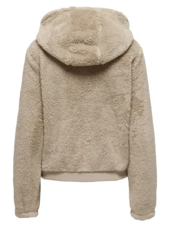 Only Jacken*ONLNEWANNA CONTACT SHERPA JKT OTW NOOS humus