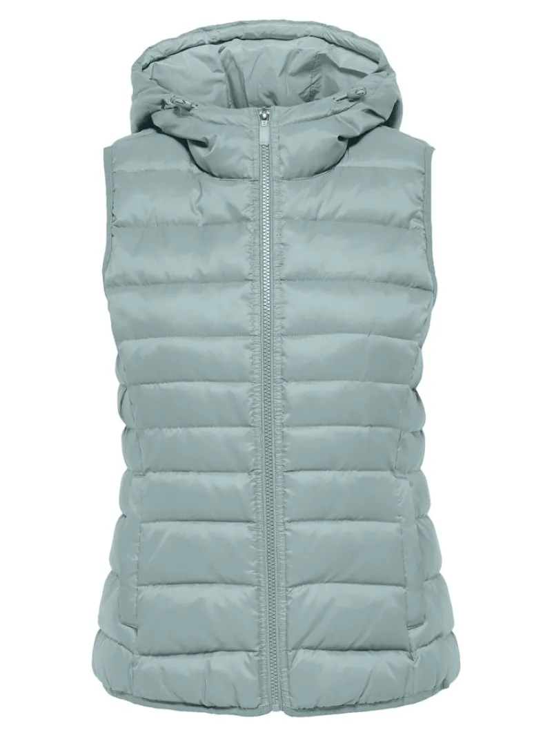 Only Westen*ONLNEWTAHOE HOOD WAISTCOAT OTW NOOS gray mist