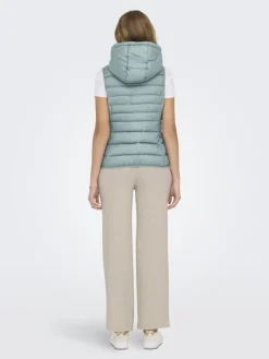 Only Westen*ONLNEWTAHOE HOOD WAISTCOAT OTW NOOS gray mist