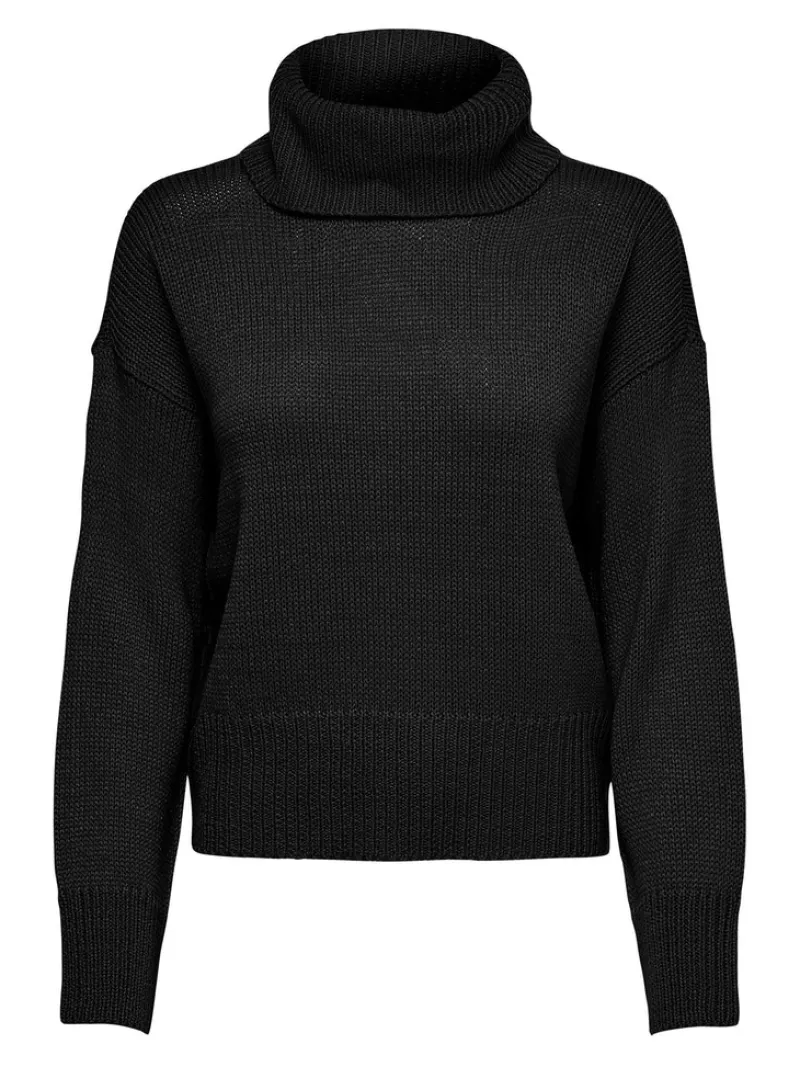 Only Pullover & Sweatshirts*ONLNICOYA L/S COWLNECK PULLOVER KNT Black