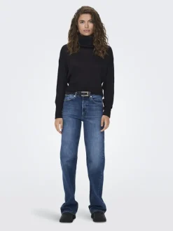 Only Pullover & Sweatshirts*ONLNICOYA L/S COWLNECK PULLOVER KNT Black