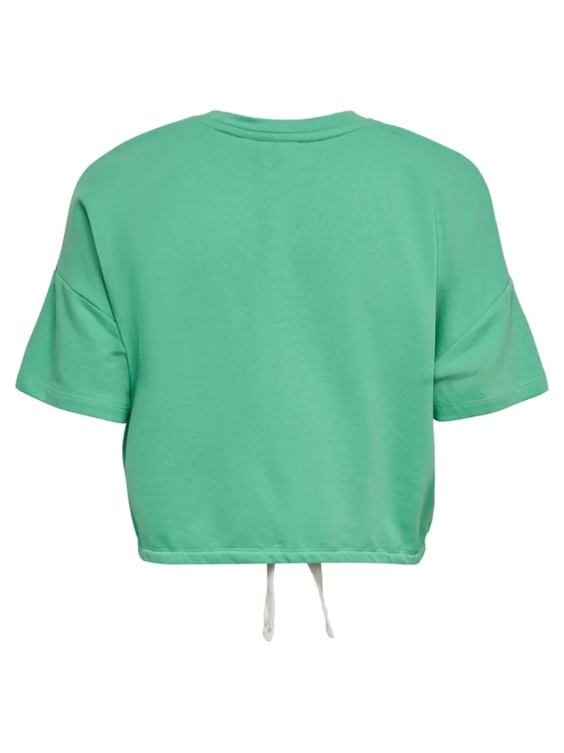 Only Shirts*ONLNISSI S/S O-NECK SWT marine green