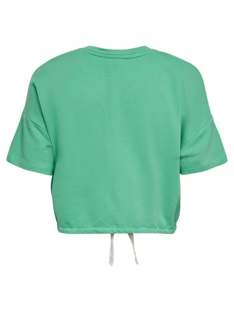 Only Shirts*ONLNISSI S/S O-NECK SWT marine green