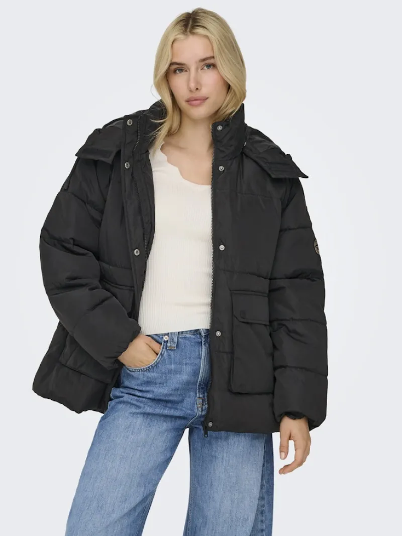 Only Jacken*ONLNORA SHORT PUFFER CC OTW Black