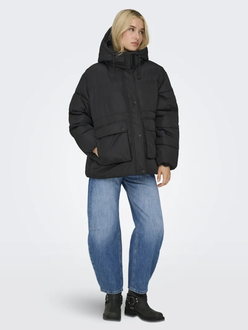 Only Jacken*ONLNORA SHORT PUFFER CC OTW Black