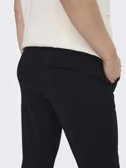 Only Hosen*ONLNOVA LIFE VIS PANT SOLID Black