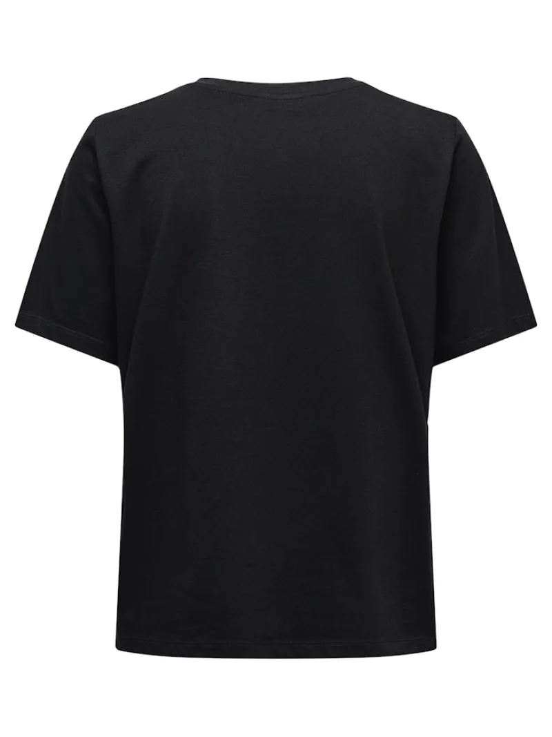 Only Shirts*ONL S/S TEE JRS NOOS Black