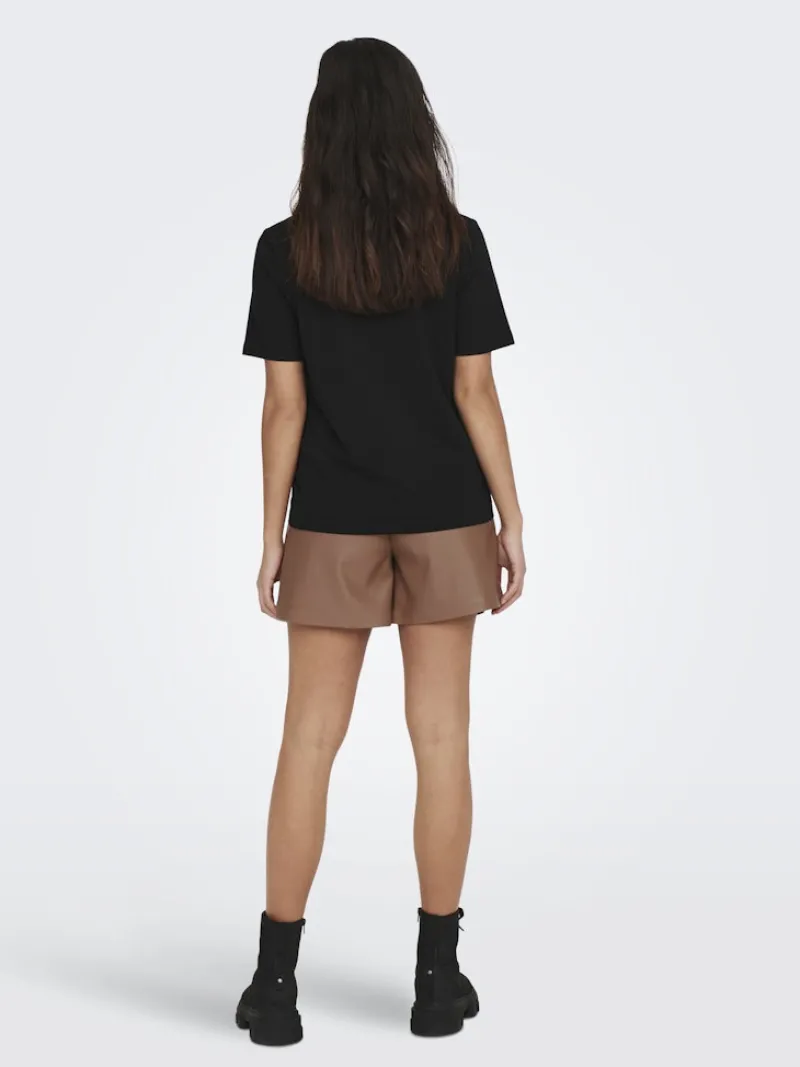 Only Shirts*ONL S/S TEE JRS NOOS Black