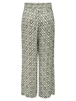 Only Hosen*ONLPAKJA LIFE AOP BELT PANTS WVN NOOS Balsam Green