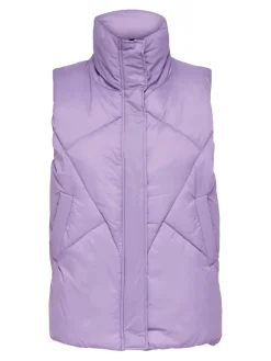 Only Westen*ONLPALMA PUFFER WAISTCOAT CC OTW Viola
