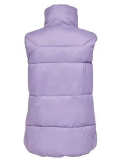 Only Westen*ONLPALMA PUFFER WAISTCOAT CC OTW Viola