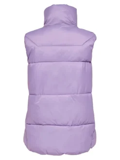 Only Westen*ONLPALMA PUFFER WAISTCOAT CC OTW Viola
