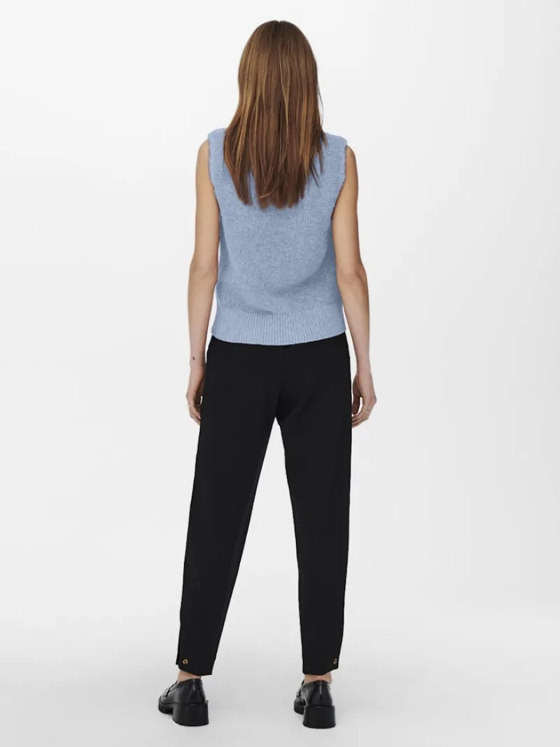 Only Shirts*ONLPARIS LIFE VEST KNT NOOS sky blue