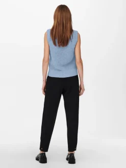 Only Shirts*ONLPARIS LIFE VEST KNT NOOS sky blue