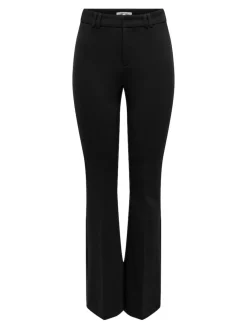 Only Hosen*ONLPEACH MW FLARED PANT TLR NOOS Black