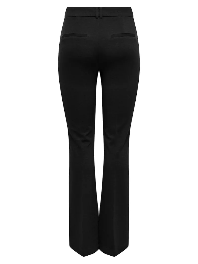 Only Hosen*ONLPEACH MW FLARED PANT TLR NOOS Black
