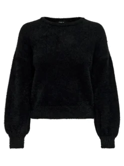 Only Pullover & Sweatshirts*ONLPIUMO L/S PULLOVER KNT NOOS black1