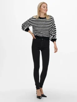 Only Pullover & Sweatshirts*ONLPIUMO L/S PULLOVER KNT NOOS black2