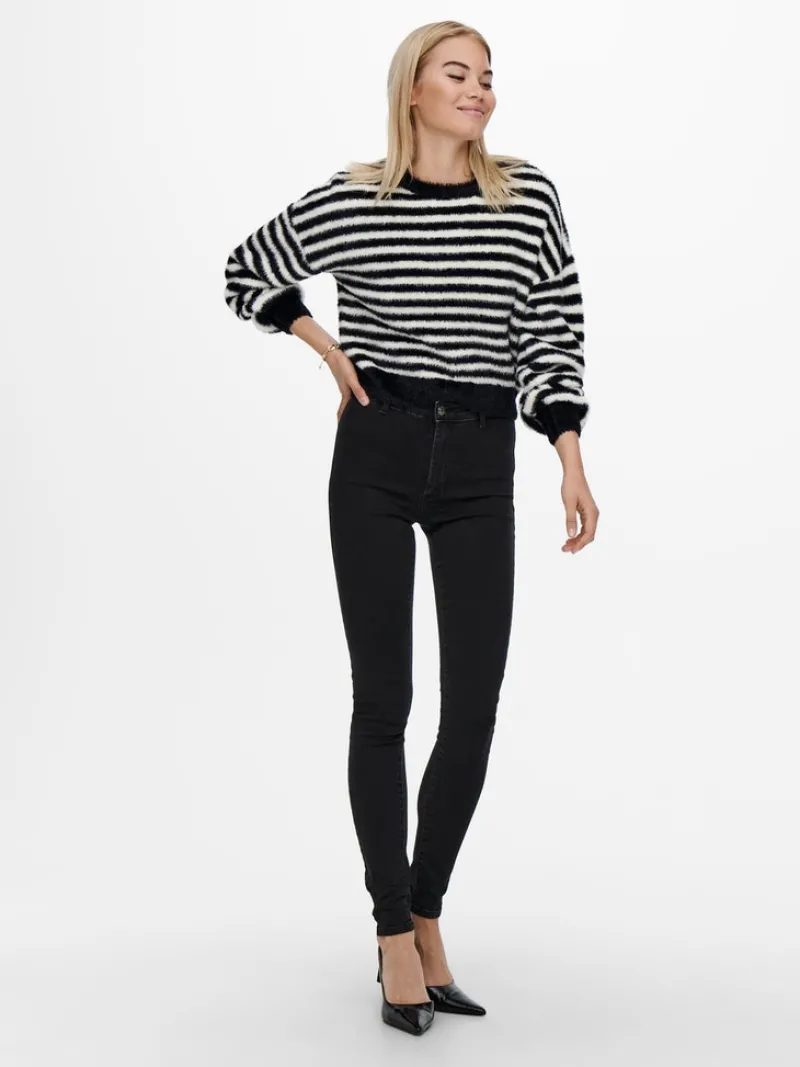 Only Pullover & Sweatshirts*ONLPIUMO L/S PULLOVER KNT NOOS black2