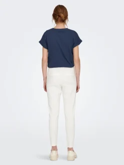 Only Hosen*ONLPOPTRASH EASY COL PANT PNT NOOS Cloud Dancer