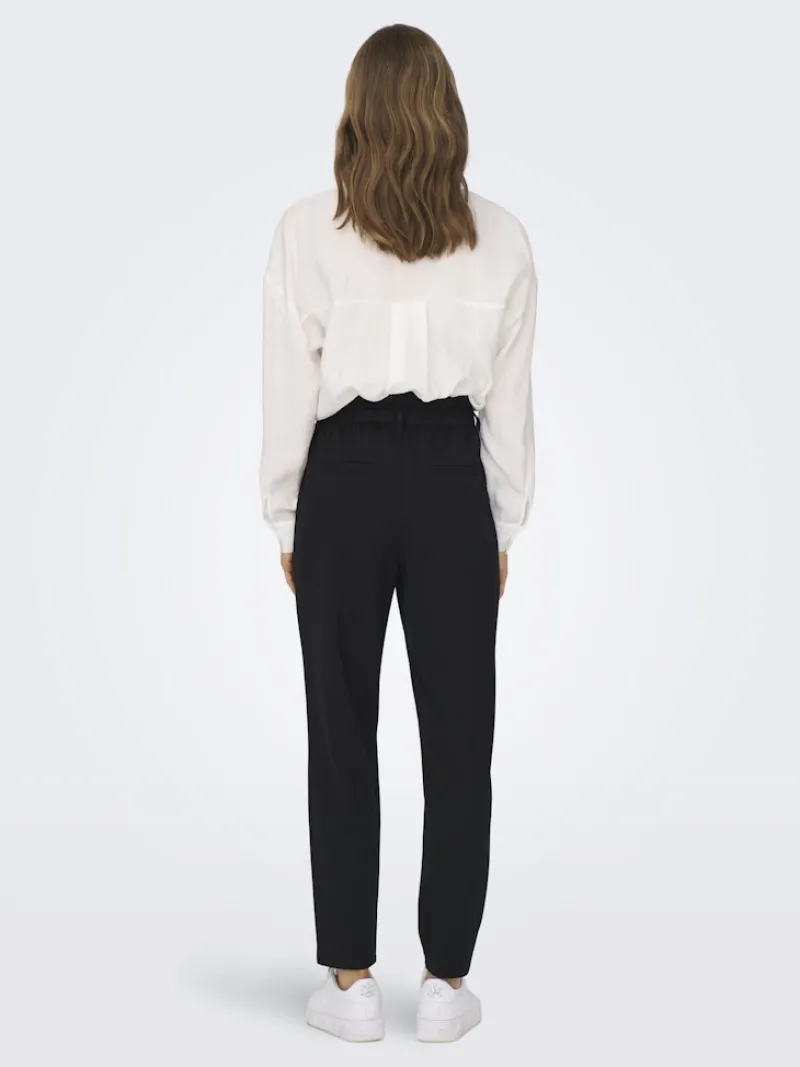 Only Hosen*ONLPOPTRASH-OVA LIFE HW ANK CRT PNT Black