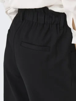 Only Hosen*ONLPOPTRASH-OVA LIFE HW ANK CRT PNT Black