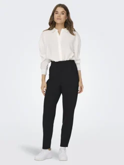 Only Hosen*ONLPOPTRASH-OVA LIFE HW ANK CRT PNT Black