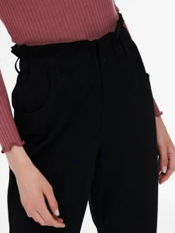 Only Hosen*ONLPOPTRASH-OVA LIFE HW ANK CRT PNT Black