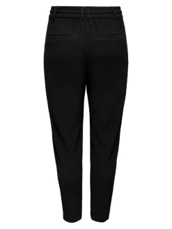 Only Hosen*ONLPOPTRASH-SALLY EASY MW RIB PNT NOOS Black