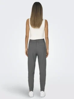 Only Hosen*ONLPOPTRASH-SALLY EASY MW RIB PNT NOOS dunkelgrau2