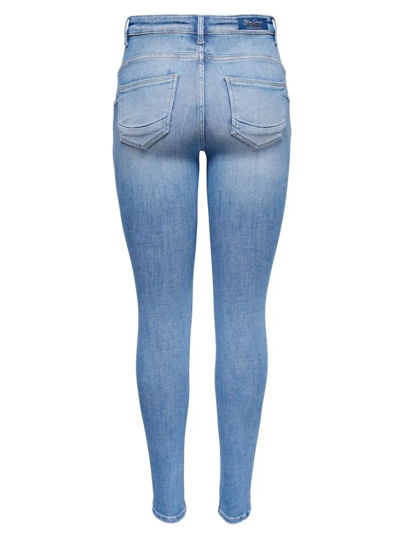 Only Jeans*ONLPOWER MID SK PUSHUP DNM REA934 NOOS Special Bright Blue Denim