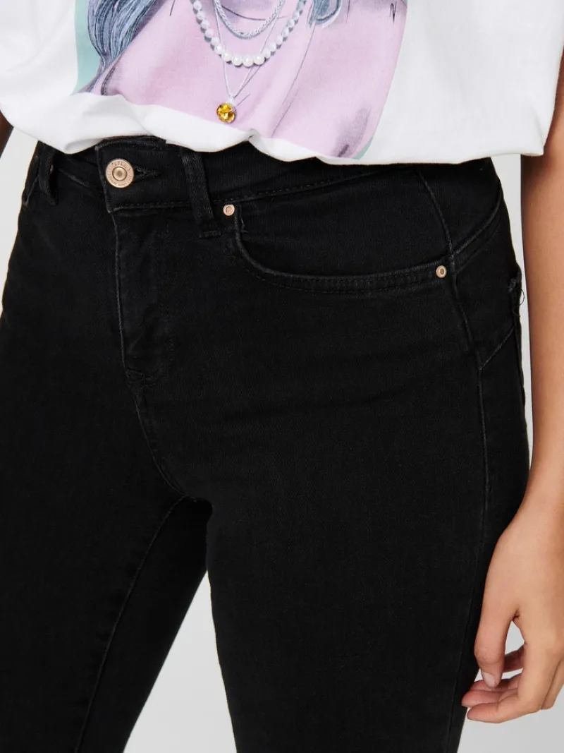 Only Jeans*ONLPOWER MID SK PUSHUP DNM REA3659 NOOS Black